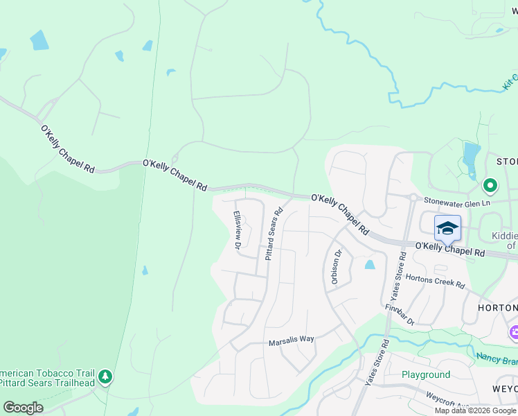map of restaurants, bars, coffee shops, grocery stores, and more near 1625 Vineyard Mist Drive in Cary