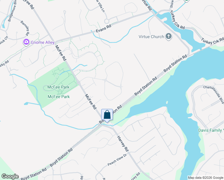 map of restaurants, bars, coffee shops, grocery stores, and more near 12695 Boyd Station Road in Farragut