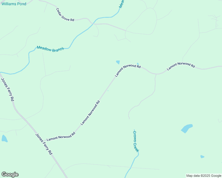 map of restaurants, bars, coffee shops, grocery stores, and more near 843 Lamont Norwood Road in Pittsboro