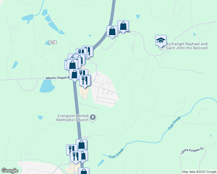 map of restaurants, bars, coffee shops, grocery stores, and more near 350 Plaza Drive in Chapel Hill