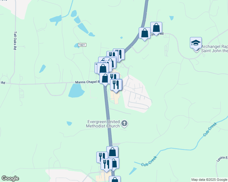 map of restaurants, bars, coffee shops, grocery stores, and more near 11312 U.S. 15 501 Highway North in Chapel Hill