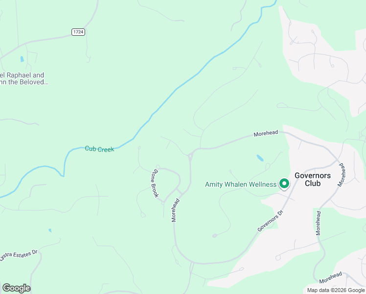 map of restaurants, bars, coffee shops, grocery stores, and more near 40002 Worth in Chapel Hill