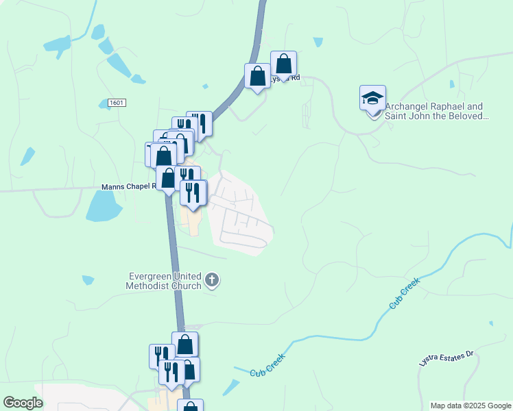 map of restaurants, bars, coffee shops, grocery stores, and more near 360 Plaza Drive in Chapel Hill