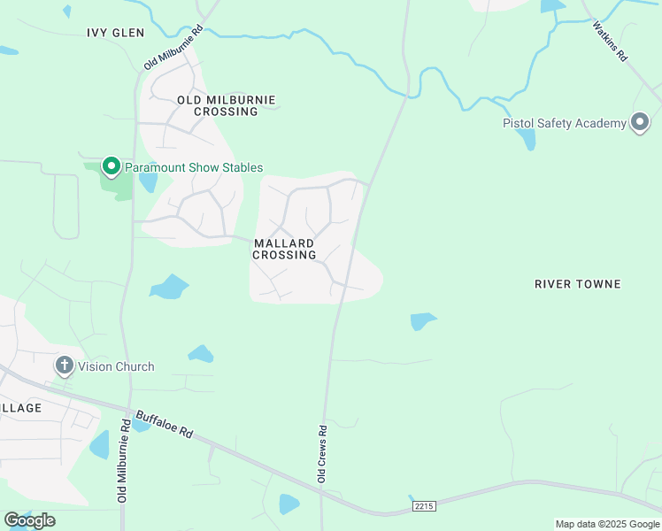 map of restaurants, bars, coffee shops, grocery stores, and more near 2112 Ruddy Road in Raleigh