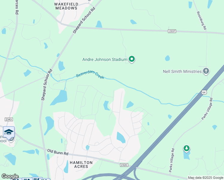 map of restaurants, bars, coffee shops, grocery stores, and more near 785 Mirror Pond Drive in Zebulon