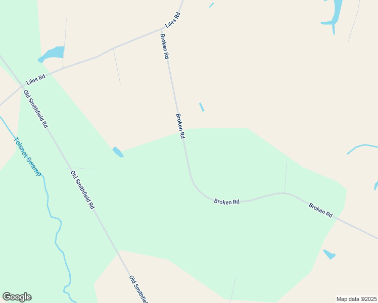 map of restaurants, bars, coffee shops, grocery stores, and more near 1789 Broken Road in Bailey