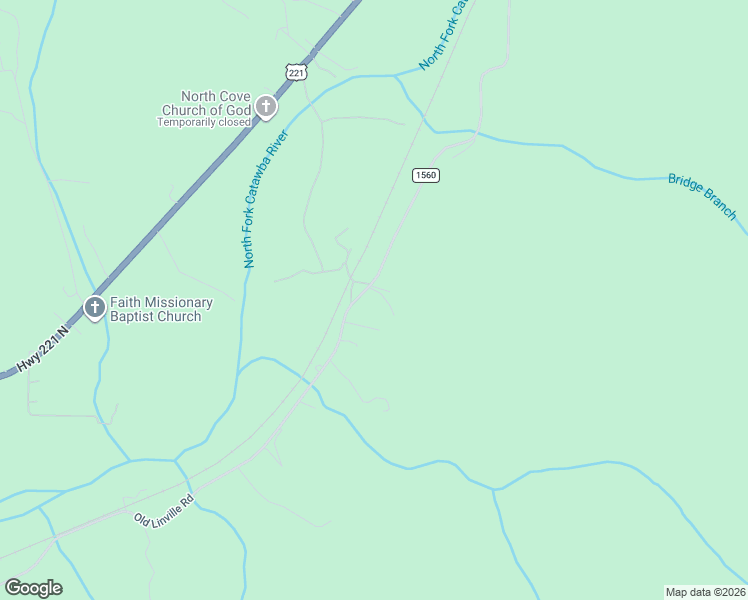 map of restaurants, bars, coffee shops, grocery stores, and more near 5046 Old Linville Road in Marion