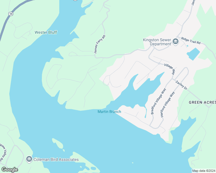 map of restaurants, bars, coffee shops, grocery stores, and more near 2812 Lake Pointe Drive in Kingston