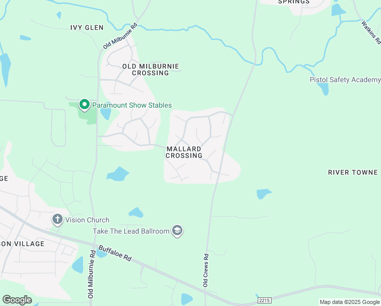 map of restaurants, bars, coffee shops, grocery stores, and more near 2205 Ruddy Road in Raleigh