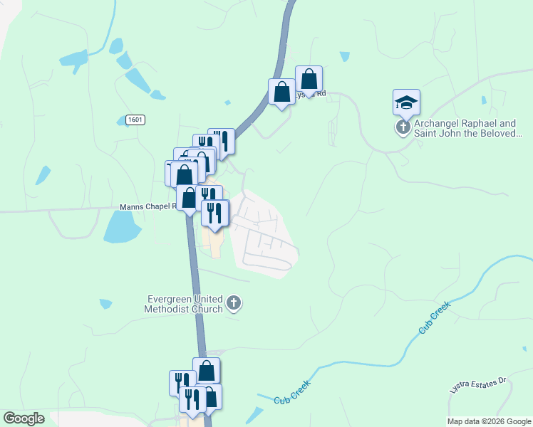 map of restaurants, bars, coffee shops, grocery stores, and more near 350 Plaza Drive in Chapel Hill