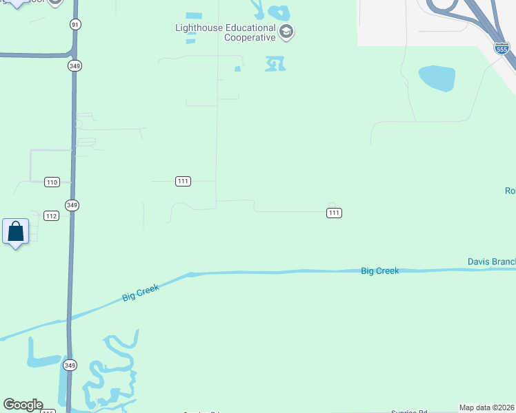 map of restaurants, bars, coffee shops, grocery stores, and more near 945 County Road 111 in Bono