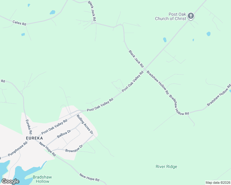 map of restaurants, bars, coffee shops, grocery stores, and more near 1464 Post Oak Valley Road in Rockwood