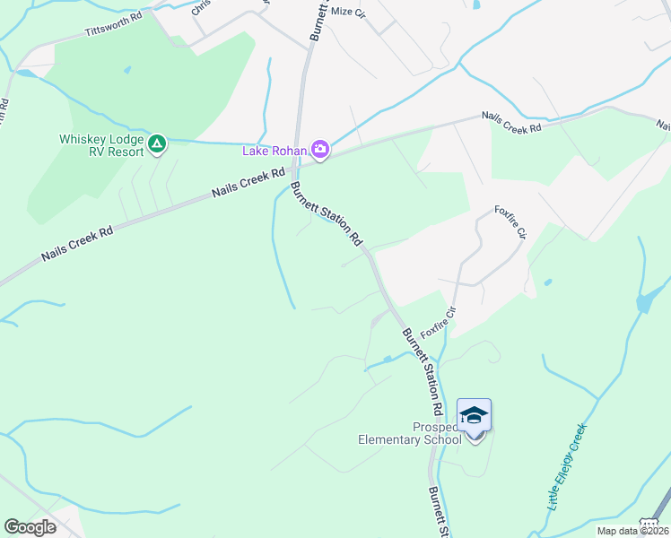 map of restaurants, bars, coffee shops, grocery stores, and more near 1268 Burnett Station Rd in Seymour