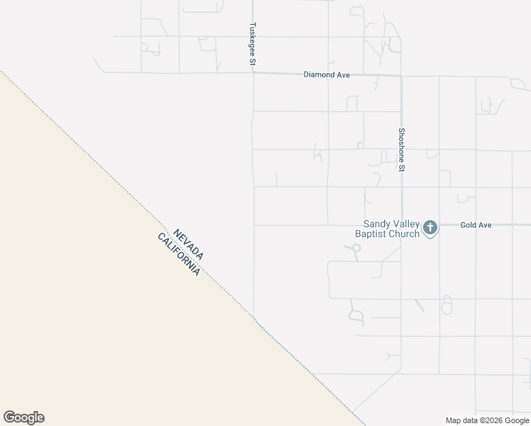 map of restaurants, bars, coffee shops, grocery stores, and more near 2950 Gold Avenue in Sandy Valley