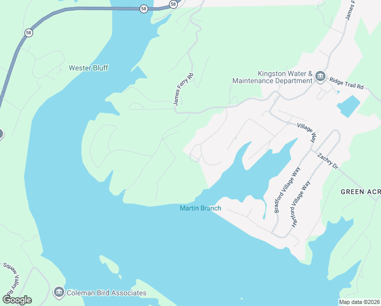 map of restaurants, bars, coffee shops, grocery stores, and more near 2632 Grand View Court in Kingston