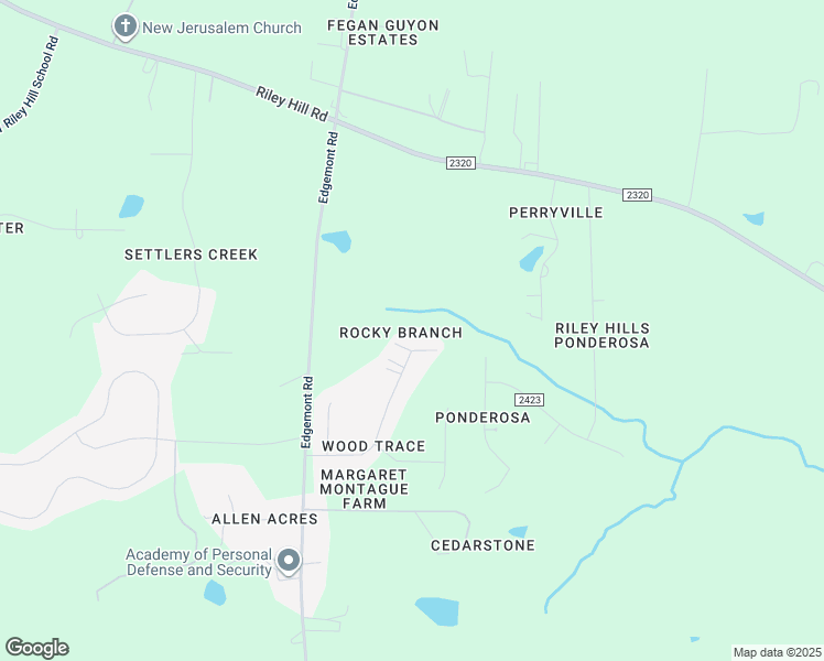 map of restaurants, bars, coffee shops, grocery stores, and more near 6849 Woodtrace Drive in Wendell