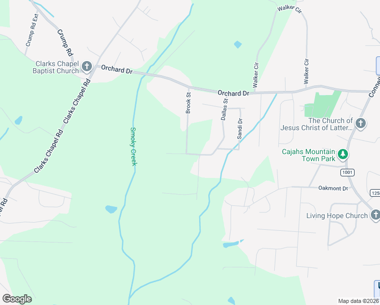 map of restaurants, bars, coffee shops, grocery stores, and more near 2000-2044 Home Place in Lenoir