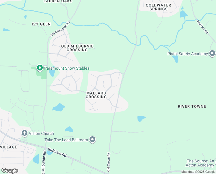map of restaurants, bars, coffee shops, grocery stores, and more near 4505 Whistling Way in Raleigh