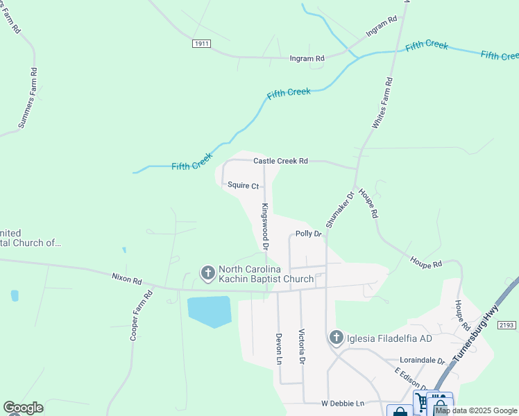 map of restaurants, bars, coffee shops, grocery stores, and more near 173 Kingswood Drive in Statesville