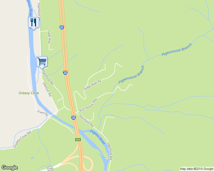 map of restaurants, bars, coffee shops, grocery stores, and more near 234 Ridge Walk Rd in Newport