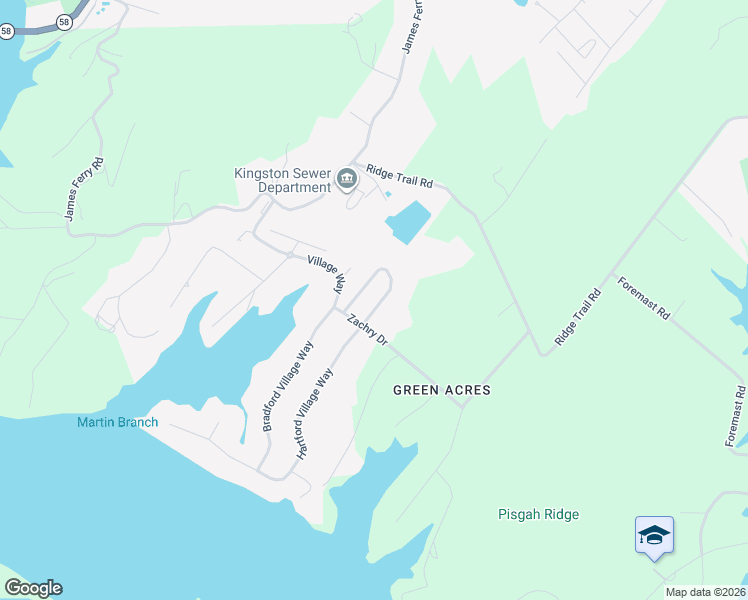 map of restaurants, bars, coffee shops, grocery stores, and more near 172 Newport Way in Kingston