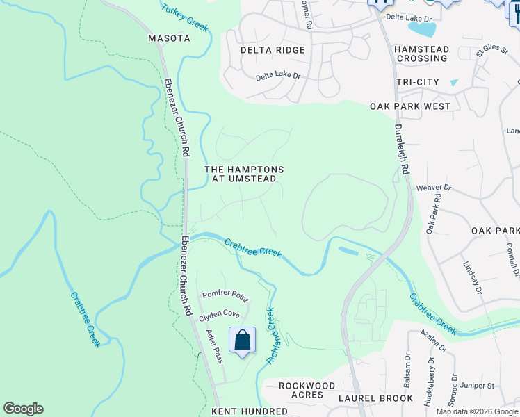 map of restaurants, bars, coffee shops, grocery stores, and more near 5025 Fanyon Way in Raleigh