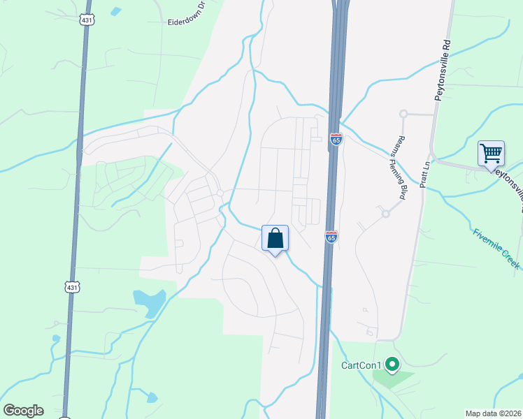 map of restaurants, bars, coffee shops, grocery stores, and more near 5011 Huntmere Avenue in Franklin