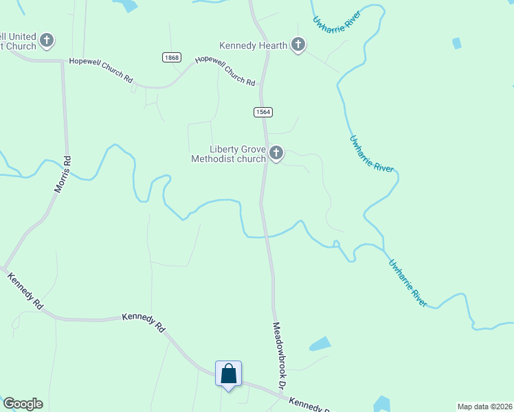 map of restaurants, bars, coffee shops, grocery stores, and more near 3759 Meadowbrook Drive in Trinity