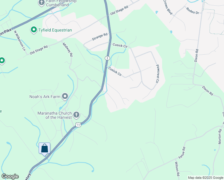 map of restaurants, bars, coffee shops, grocery stores, and more near 490 Garnet Hill Drive in Lenoir City