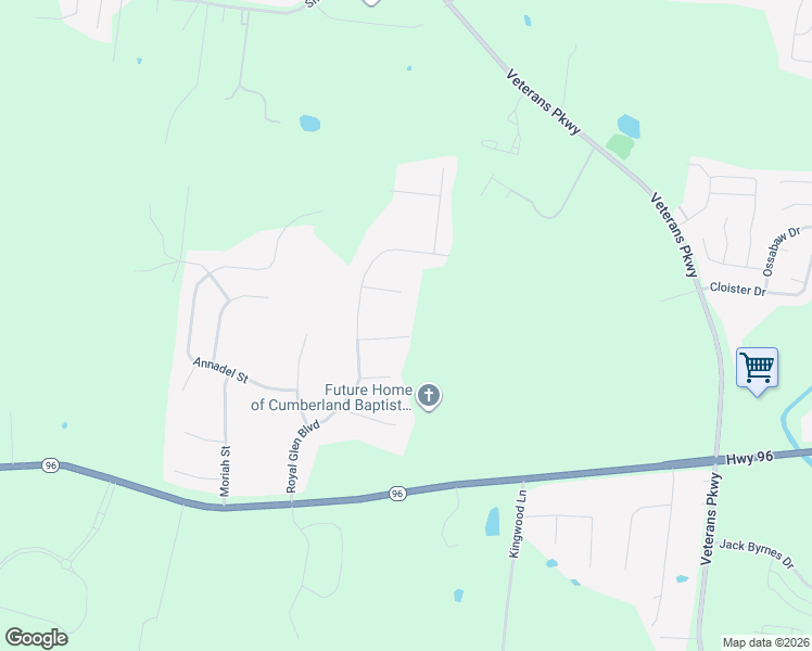 map of restaurants, bars, coffee shops, grocery stores, and more near 6541 Dynasty Drive in Murfreesboro