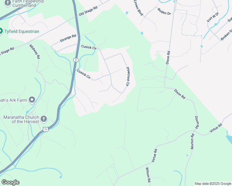 map of restaurants, bars, coffee shops, grocery stores, and more near 282 Linginfelter Lane in Lenoir City