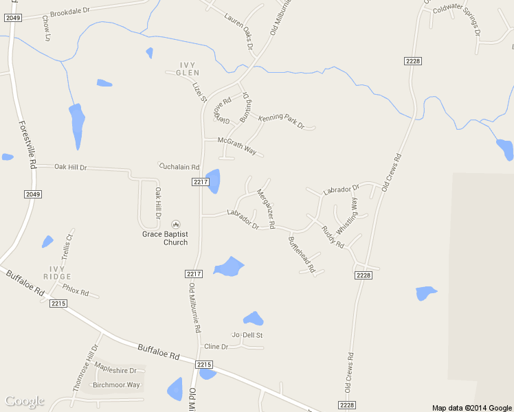 map of restaurants, bars, coffee shops, grocery stores, and more near 4213 Labrador Drive in Raleigh