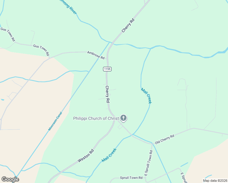 map of restaurants, bars, coffee shops, grocery stores, and more near 2181 Cherry Road in Creswell