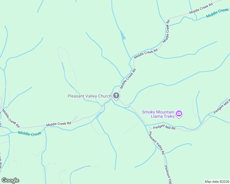map of restaurants, bars, coffee shops, grocery stores, and more near 775-799 Middle Creek Road in Cosby
