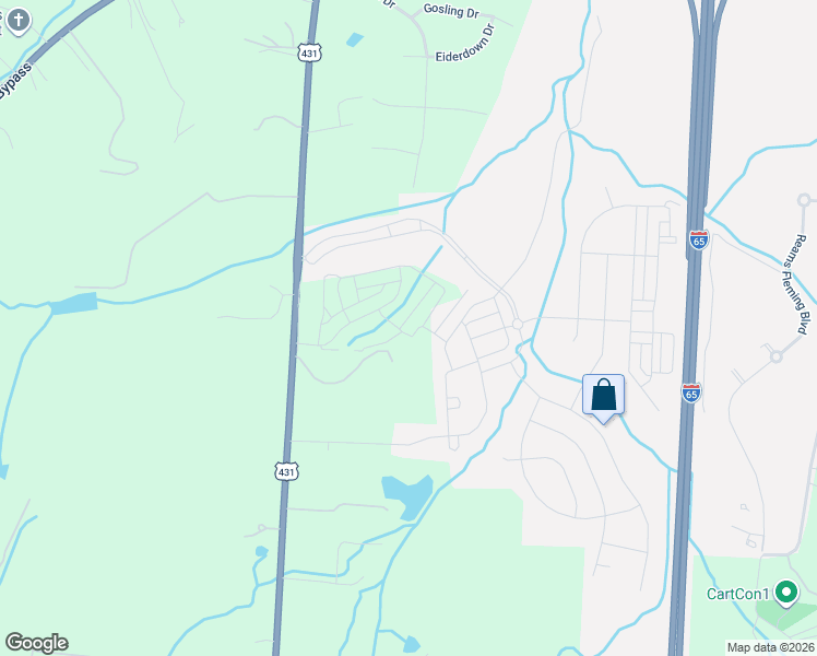 map of restaurants, bars, coffee shops, grocery stores, and more near 636 Streamside Lane in Franklin