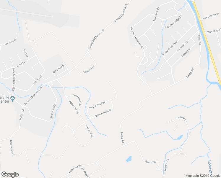 map of restaurants, bars, coffee shops, grocery stores, and more near 1419 Peach Tree Street in Sevierville