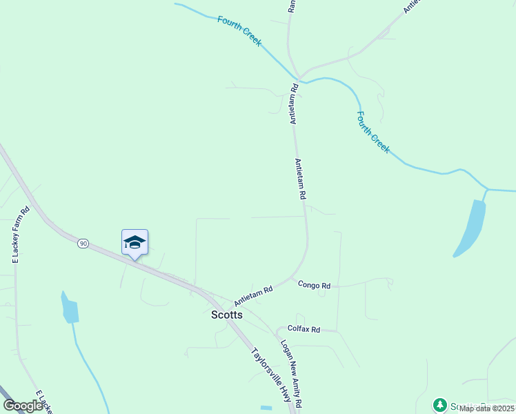 map of restaurants, bars, coffee shops, grocery stores, and more near 245 Antietam Road in Statesville