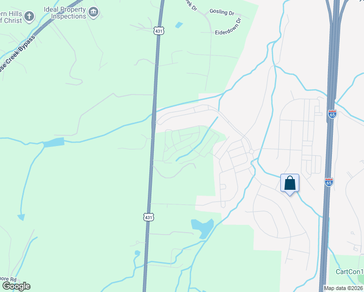 map of restaurants, bars, coffee shops, grocery stores, and more near 110 Stream Valley Boulevard in Franklin