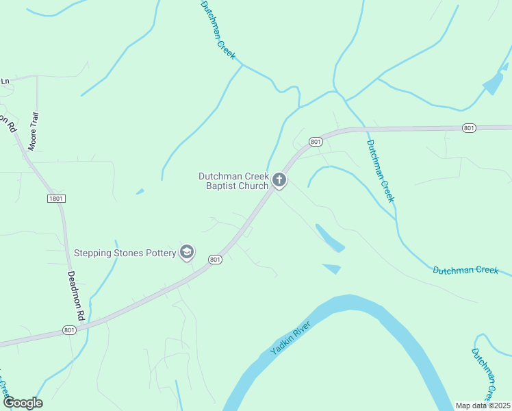 map of restaurants, bars, coffee shops, grocery stores, and more near 5718 North Carolina 801 in Mocksville