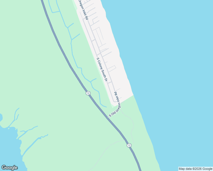 map of restaurants, bars, coffee shops, grocery stores, and more near 10401 S Colony South Dr in Nags Head