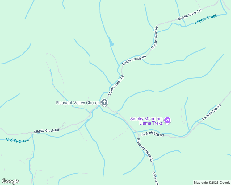 map of restaurants, bars, coffee shops, grocery stores, and more near 775 Middle Creek Road in Cosby