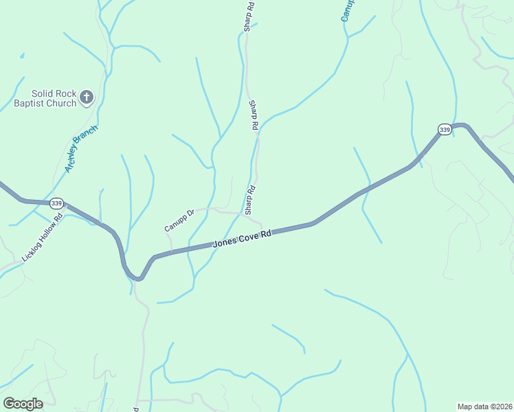 map of restaurants, bars, coffee shops, grocery stores, and more near 1174 Sharp Road in Sevierville