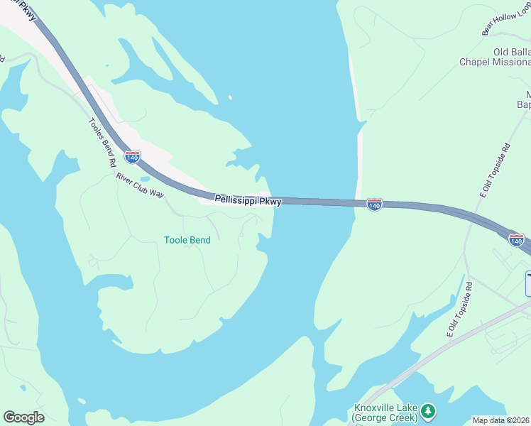 map of restaurants, bars, coffee shops, grocery stores, and more near 8501 River Club Way in Knoxville