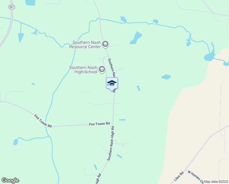 map of restaurants, bars, coffee shops, grocery stores, and more near 6446 Southern Nash High Road in Bailey