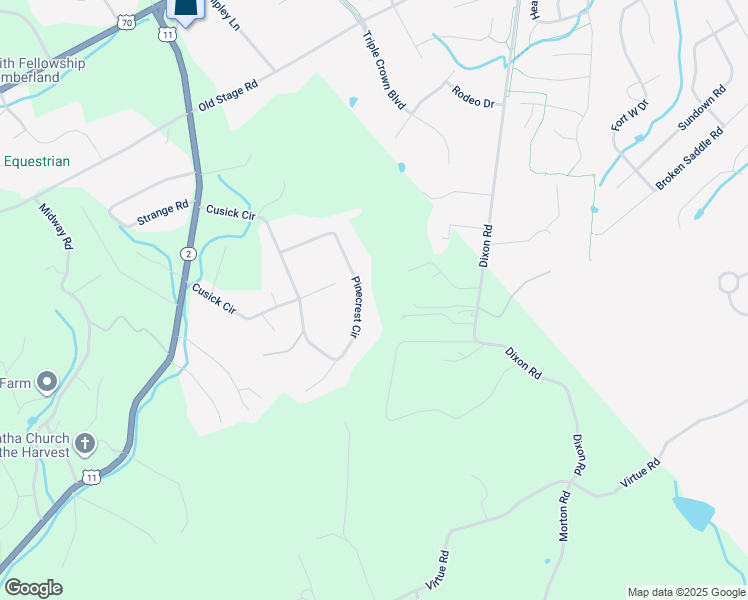 map of restaurants, bars, coffee shops, grocery stores, and more near 1486 Pinecrest Circle in Lenoir City