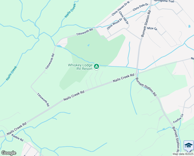 map of restaurants, bars, coffee shops, grocery stores, and more near 6007 Nails Creek Road in Seymour