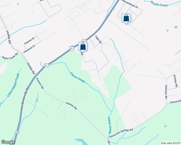 map of restaurants, bars, coffee shops, grocery stores, and more near 117 Gray Squirrel Lane in Seymour