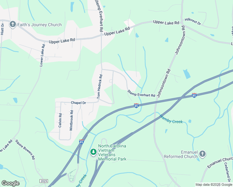 map of restaurants, bars, coffee shops, grocery stores, and more near Harrison Hedrick Road in Thomasville