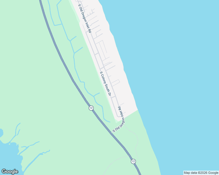 map of restaurants, bars, coffee shops, grocery stores, and more near 10334 South Colony South Drive in Nags Head