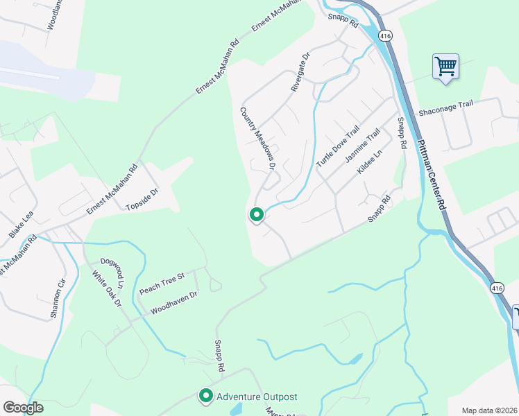map of restaurants, bars, coffee shops, grocery stores, and more near 1419 Gatewood Court in Sevierville